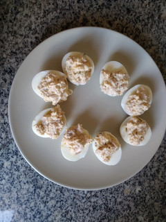Una foto de Huevos rellenos