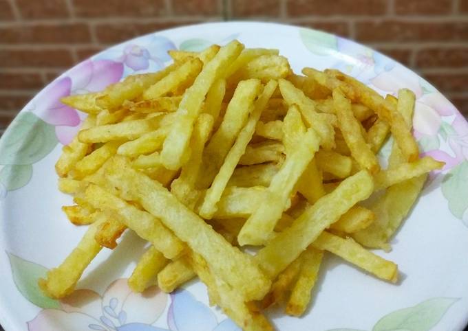 Ini dia! Resep mudah bikin Kentang goreng crispy yang enak