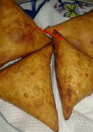 A picture of #tbt4 beef samosa.