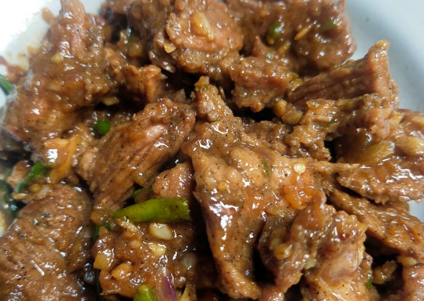 Daging sapi lada hitam