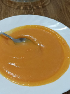 Una foto de Puré de calabaza