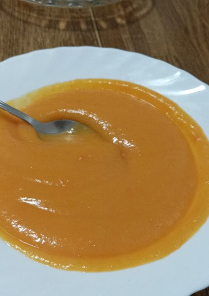 Una foto de Puré de calabaza