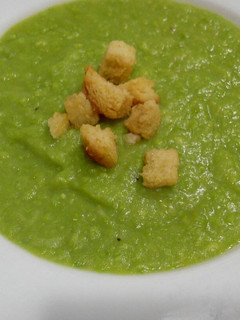 Una foto de Puré de guisantes