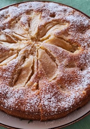 A picture of Apple cake.