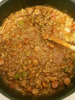 A picture of Meaty chilli.