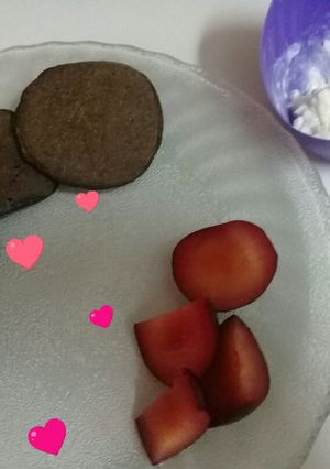 Una foto de Pancakes integrales con algarroba🏈