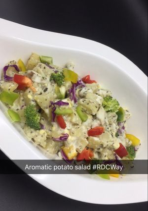 A picture of World class Potato salad.