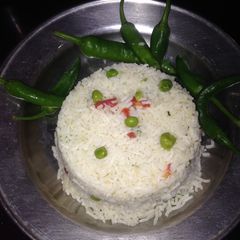 Vegetable fried rice A picture of Vegetable fried rice.