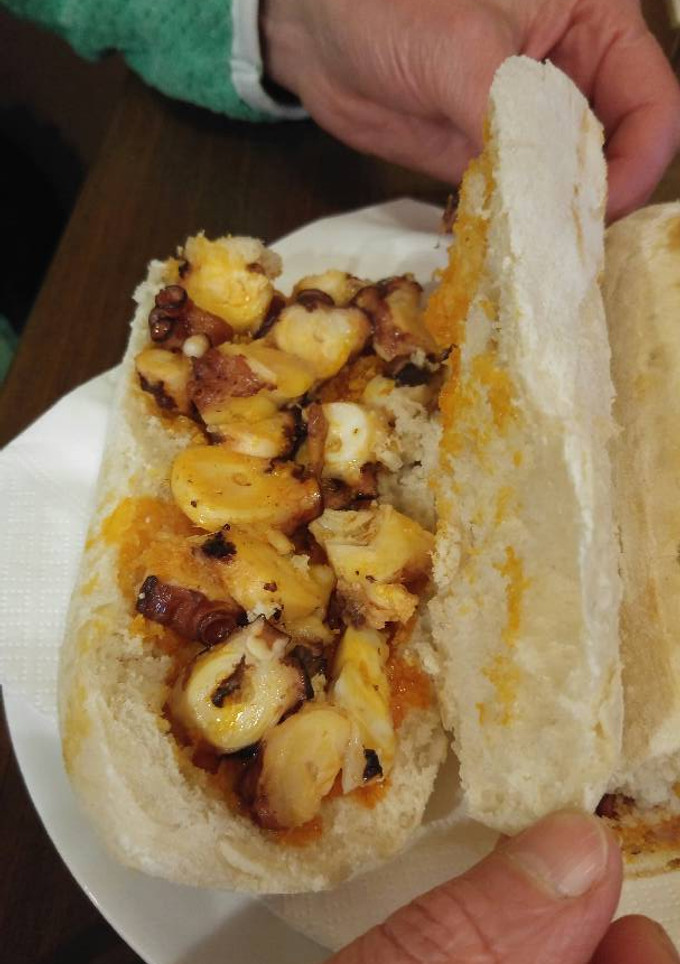 Una foto de Bocadillo de pulpo
