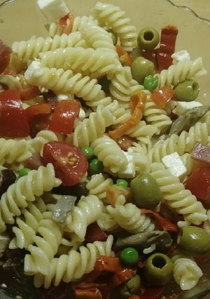 A picture of Tasty Cold Pasta Salad.