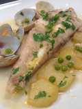Monkfish Tails with Clams