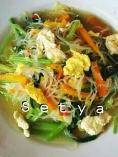Foto resep Bihun kuah sayuran