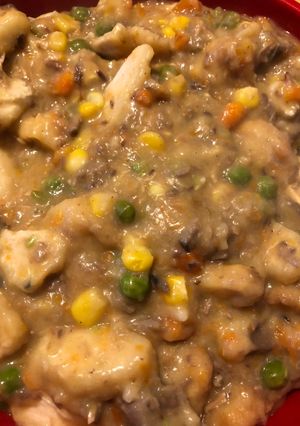 A picture of Chicken Nugget Soup!.