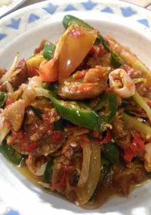 Foto resep 089. Cumi Asin Cabe Ijo