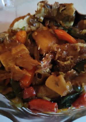 Foto resep Tulang jambal pedas gurih