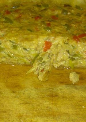 Una foto de Tarta de atún y verduras