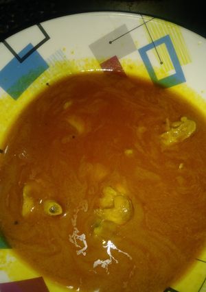 A picture of Chicken ka salan.