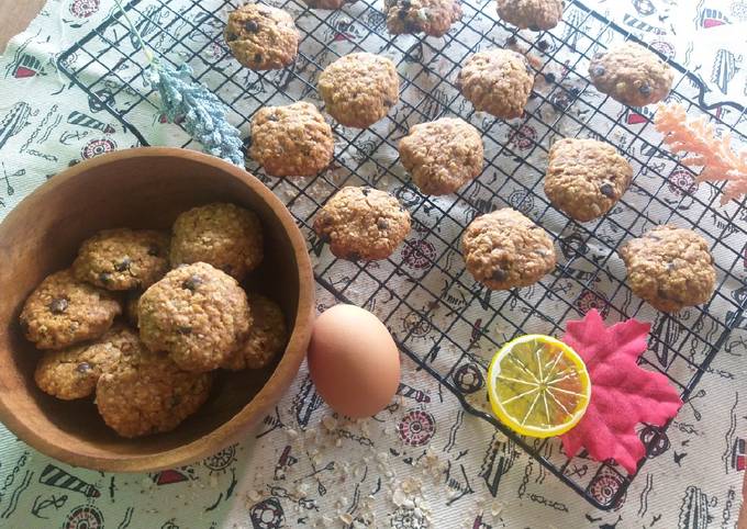 Oatmeal choco chips cookies