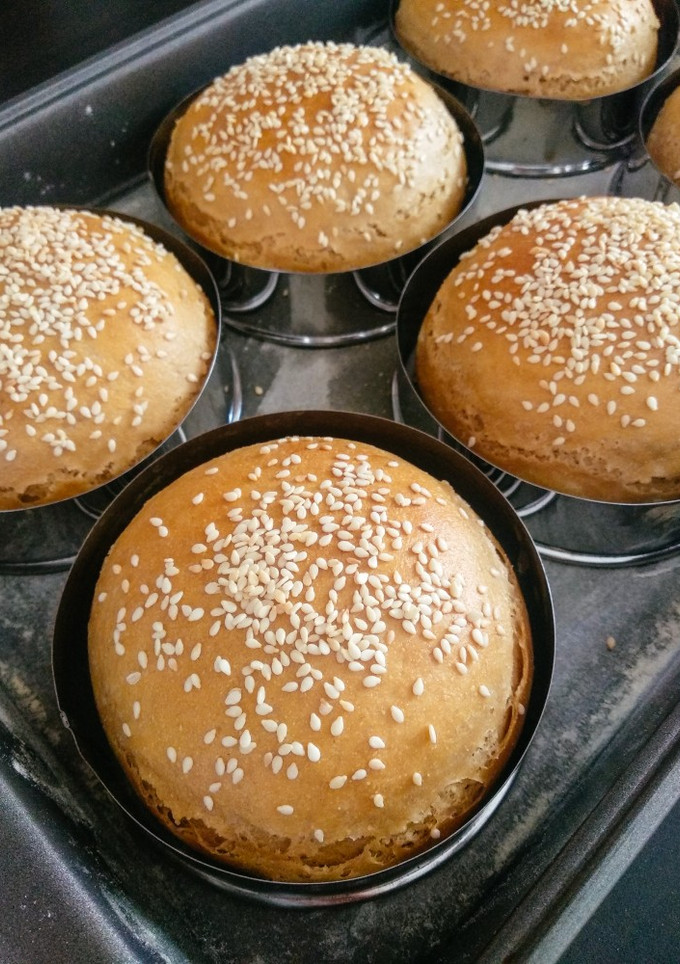 Foto resep Vegan Oat Burger Buns