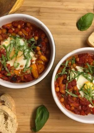 Une photo de Chakchouka au Chorizo & Pois chiches