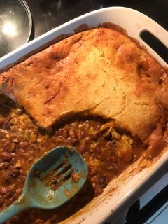 A picture of Mexican Cornbread.