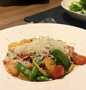 Recipe Chilli prawn linguine (with lime salad) the Delicious You can take Joss in your mouth