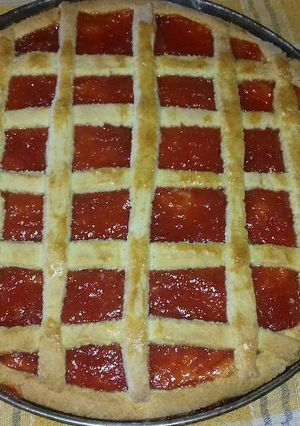 Una foto de Pastaflora de membrillo y canela riquísima
