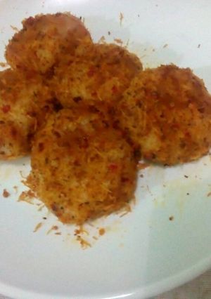 Foto resep Nasi ketan bumbu serundeng pedas manis