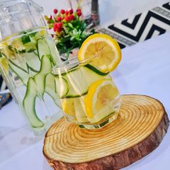 A picture of EASY DETOX WATER (Lemon 🍋& Cucumber 🥒).