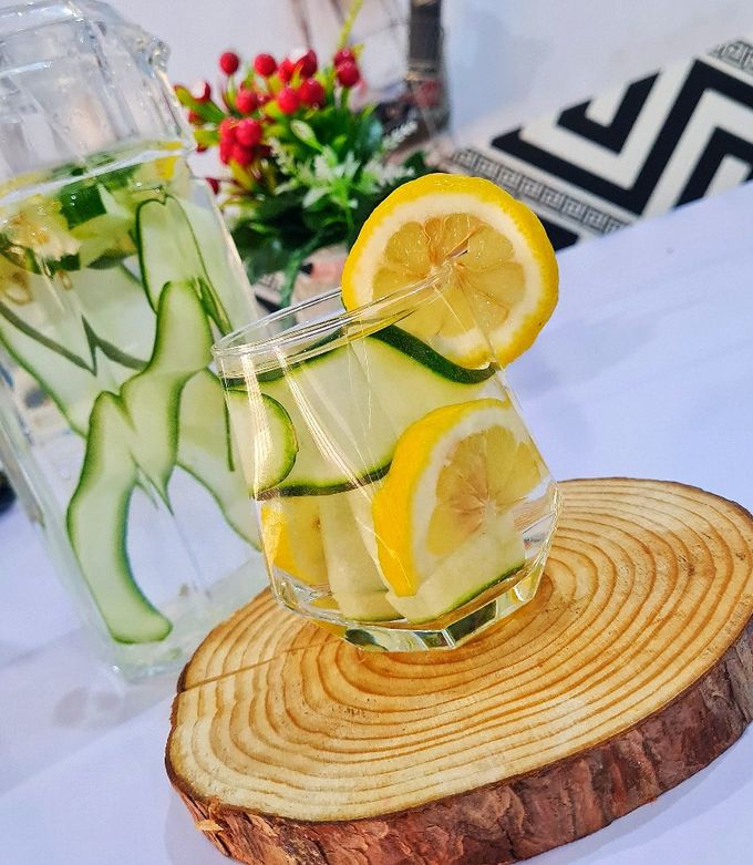 A picture of EASY DETOX WATER (Lemon 🍋& Cucumber 🥒).