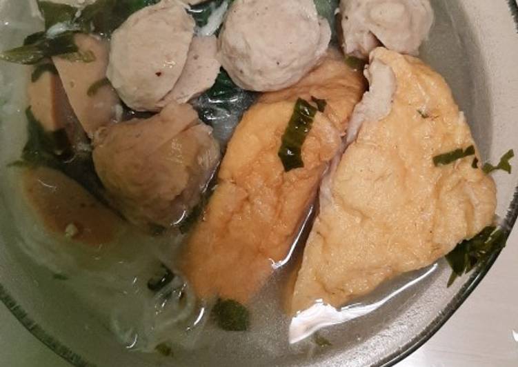 Kuah bakso ala abang2 tukang bakso