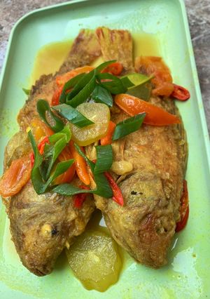 Foto resep Ikan Nila bumbu kuning