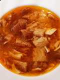 Sopa de ajo y tomillo