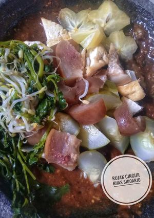 Foto resep Rujak cingur khas sidoarjo