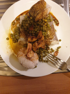 Una foto de Merluza a la gallega
