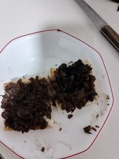 Una foto de Tosta con Morcilla