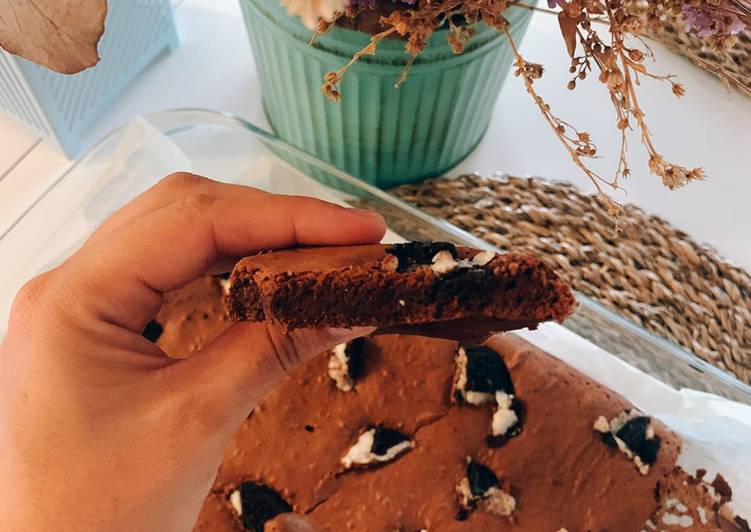 Brownie de oreo en Thermomix