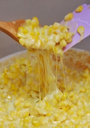 Foto resep Korean Corn Cheese Pull / Jagung Keju Mozzarella Jagung Tarik