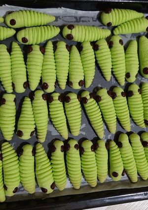 Foto resep Kue Ulat Ijo 🐛🐛anti gagal