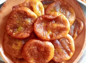 Hình của món Bánh bí đỏ chiên/nướng.