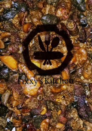 A picture of Fried offal.