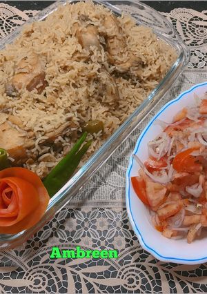 A picture of Chicken Pulao recipe 😋.