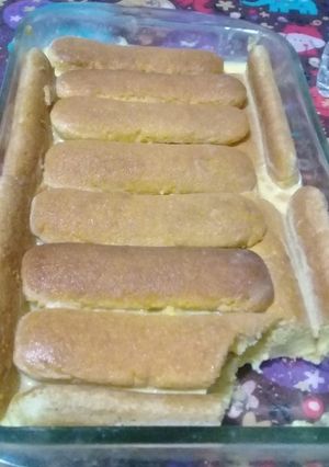 Una foto de Flan borracho