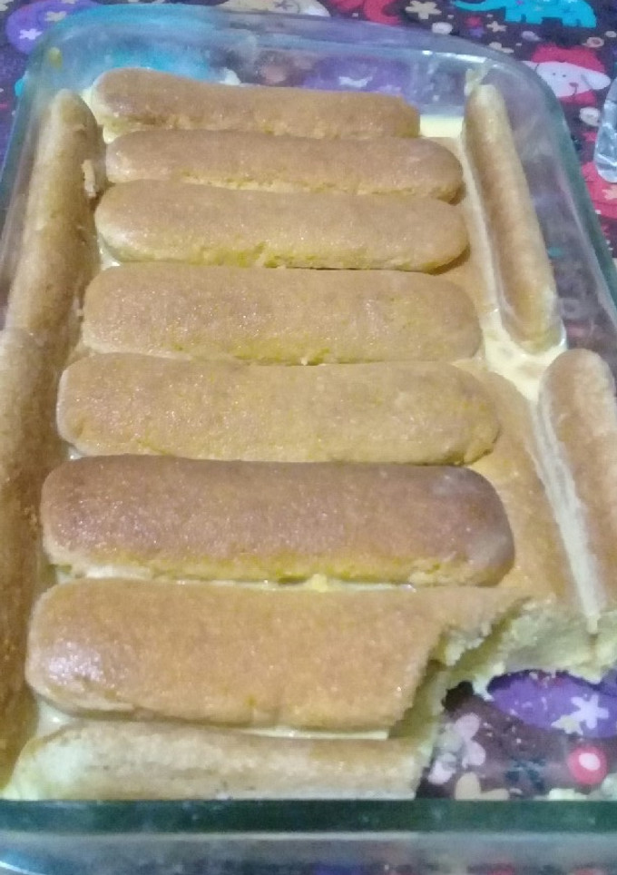 Una foto de Flan borracho