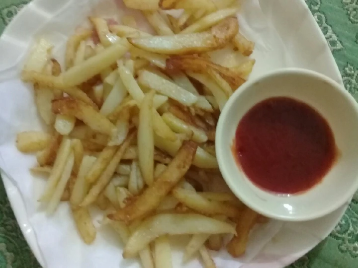 Easy Way Make kentang goreng yang renyah which Delicious