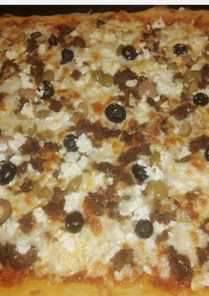 صورة لوصفة بيتزا 🍕
