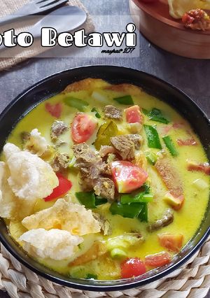 Foto resep Soto Betawi (kuah susu+santan)