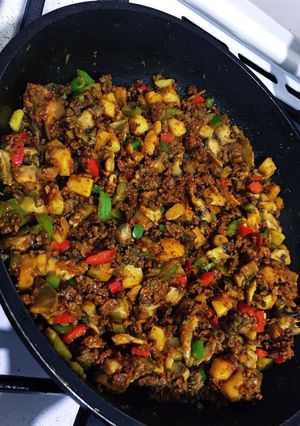 عکسی از دستور خوراک گوشت چرخ کرده🫔
