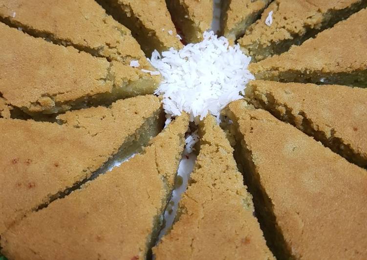 Langkah Membuat Bolu green tea kukus ala ala, Lezat