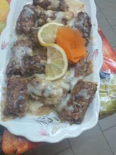 صورة لوصفة اصابع الدجاج محشية